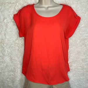 Coral top by Agaci